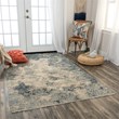 Alora Decor Intrepid 10' x 13' Classical Blue/Gray/Ivory Hybrid Area Rug