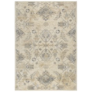 Alora Decor Euphoria 9' x 12' Lt. Beige/Gray/Rust/Blue Hybrid Area Rug