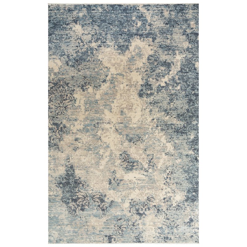 Alora Decor Intrepid 8' x 10' Classical Blue/Gray/Ivory Hybrid Area Rug