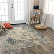 Alora Decor Intrepid 9' x 12' Classical Blue/Gray/Ivory Hybrid Area Rug