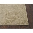 Alora Decor Emerson 5' x 8' Damask Brown/Gray/Rust/Blue Hand-Tufted Area Rug