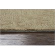 Alora Decor Emerson 5' x 8' Damask Brown/Gray/Rust/Blue Hand-Tufted Area Rug