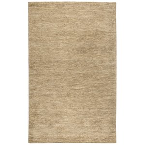 Alora Decor Emerson 5' x 8' Solid Brown/Gray/Rust/Blue Hand-Tufted Area Rug