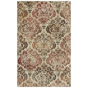 Alora Decor Euphoria 8' x 10' Beige/Brown/Beige/Brown/Rust Hybrid Area Rug