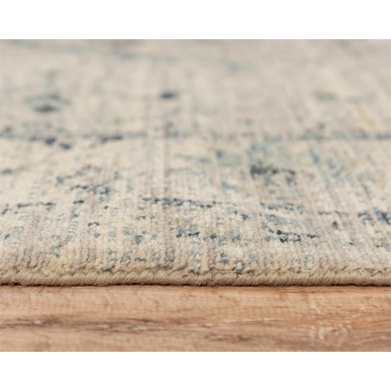 Alora Decor Intrepid 10' x 13' Classical Beige/Green/Ivory/Blue Hybrid Area Rug