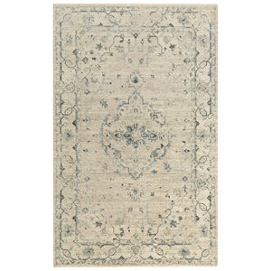 Alora Decor Intrepid 8' x 10' Classical Beige/Green/Ivory/Blue Hybrid Area Rug