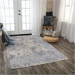 Alora Decor Intrepid 10' x 13' Classical Beige/Gray/Blue Hybrid Area Rug