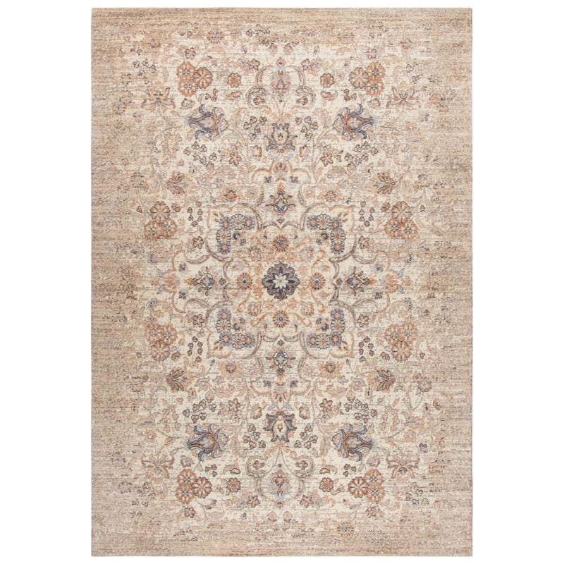 Alora Decor Euphoria 8' x 10' Distress Beige/Brown/Rust Hybrid Area Rug