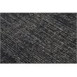 Alora Decor Demure 9' x 12' Solid Black/Charcoal Hand-Loomed Area Rug
