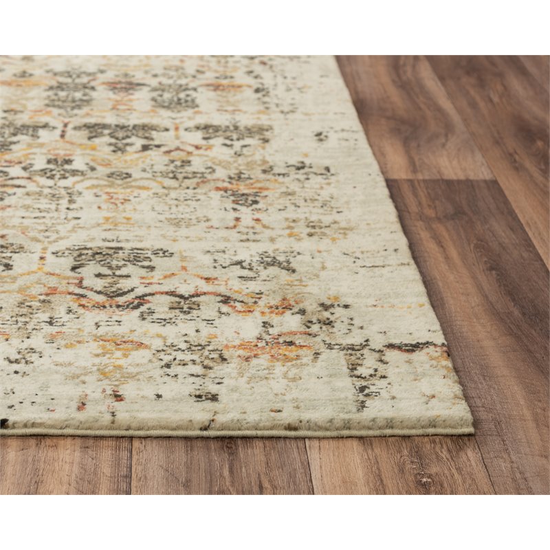 Alora Decor Infinity 8' x 10' Classical Beige/Brown/Apricot/Ivory Hybrid Rug