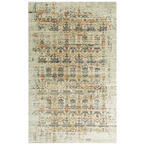 Alora Decor Infinity 5' x 8' Classical Beige/Brown/Apricot/Ivory Hybrid Area Rug