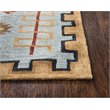 Alora Decor Durango 5' x 8' Southwest/Tribal Lt. Blue/Multi Hand-Tufted Area Rug