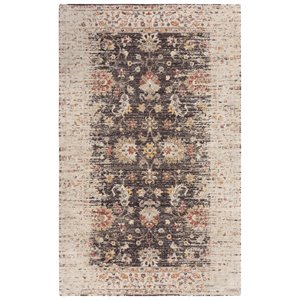 Alora Decor Infinity 9' x 12' Classical Brown/Beige/Apricot Hybrid Area Rug