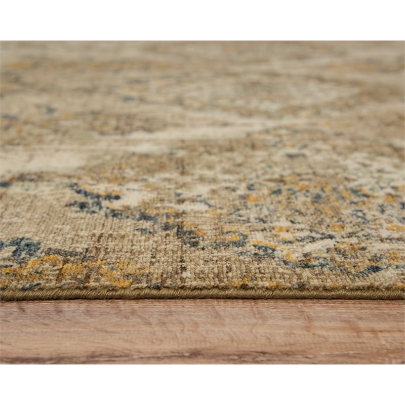 Alora Decor Intrepid 10' x 13' Classical Beige/Brown/Ivory/Green Hybrid Area Rug