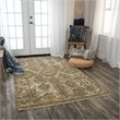 Alora Decor Intrepid 8' x 10' Classical Beige/Brown/Ivory/Green Hybrid Area Rug