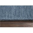 Alora Decor Emerson 5' x 8' Solid Blue/Gray/Rust/Blue Hand-Tufted Area Rug