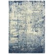 Alora Decor Essential 5' x 8' Abstract Blue/Ivory Hybrid Area Rug