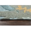 Alora Decor Flare 5' x 8' Abstract Blue/Grey/Teal/Gold Hand-Tufted Area Rug