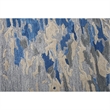 Alora Decor Flare 8' x 10' Abstract Blue/Dk Blue/Grey Hand-Tufted Area Rug