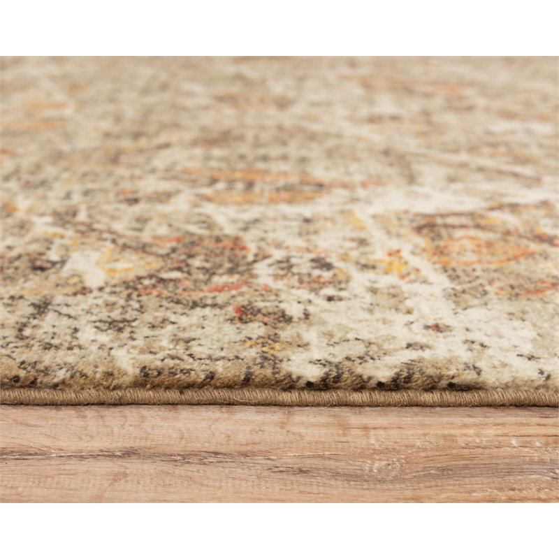 Alora Decor Infinity 5' x 8' Classical Brown/Beige/Ivory/Green Hybrid Area Rug