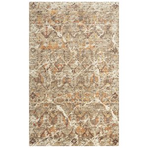 Alora Decor Infinity 5' x 8' Classical Brown/Beige/Ivory/Green Hybrid Area Rug
