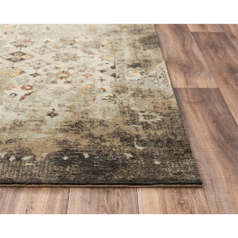 Alora Decor Infinity 10' x 13' Classical Beige/Brown/Apricot/Ivory Hybrid Rug