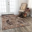 Alora Decor Infinity 10' x 13' Classical Brown/Beige/Apricot Hybrid Area Rug