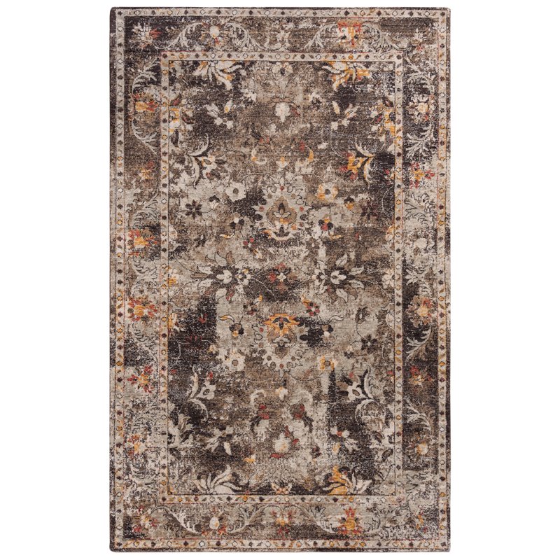 Alora Decor Infinity 10' x 13' Classical Brown/Beige/Apricot Hybrid Area Rug