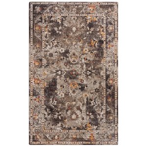 Alora Decor Infinity 8' x 10' Classical Brown/Beige/Apricot Hybrid Area Rug