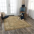 Alora Decor Intrepid 9' x 12' Classical Brown/Beige/Ivory/Green Hybrid Area Rug