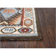Alora Decor Itasca 8' x 10' Patchwork Brown/Blue/Beige/Red Hand-Tufted Area Rug