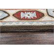 Alora Decor Itasca 8' x 10' Patchwork Brown/Blue/Beige/Red Hand-Tufted Area Rug