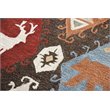 Alora Decor Itasca 5' x 8' Patchwork Brown/Blue/Beige/Red Hand-Tufted Area Rug