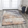 Alora Decor Euphoria 10' x 13' Abstract Gray/Gray/Rust/Blue Hybrid Area Rug