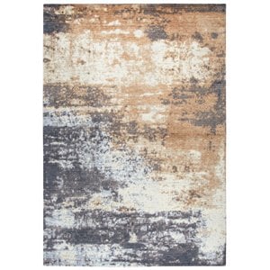 Alora Decor Euphoria 10' x 13' Abstract Gray/Gray/Rust/Blue Hybrid Area Rug