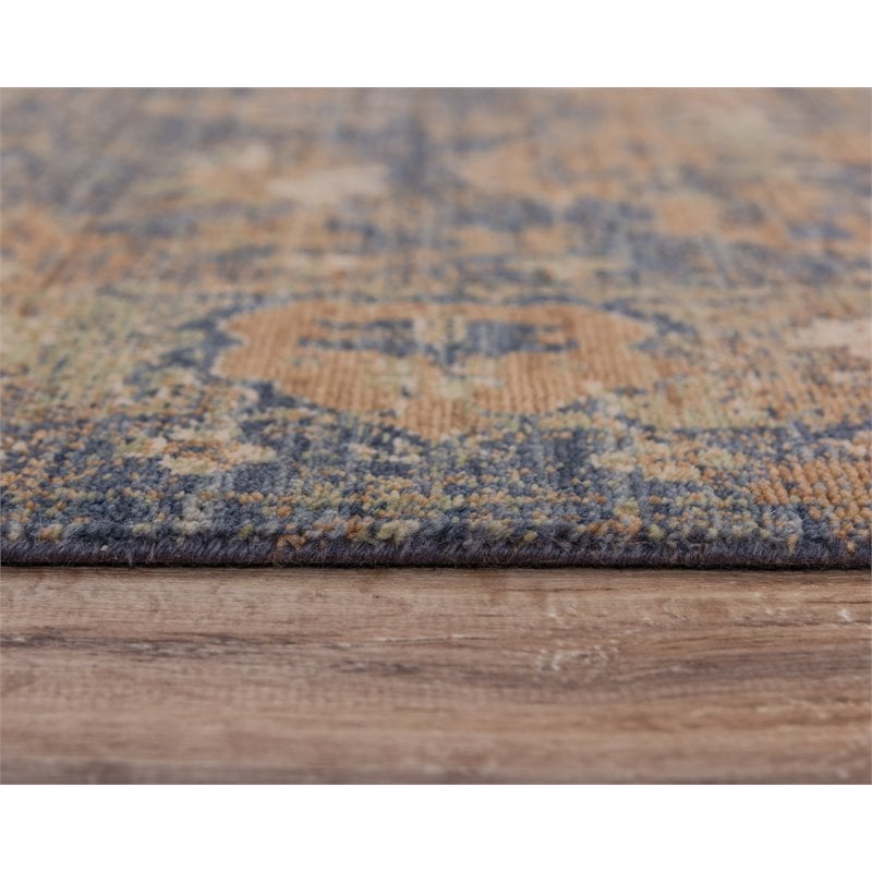 Alora Decor Intrepid 8' x 10' Classical Charcoal/Beige/Ivory Hybrid Area Rug