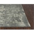 Alora Decor Euphoria 5' x 8' Abstract Gray/Gray/Rust/Blue Hybrid Area Rug