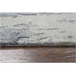 Alora Decor Flare 8' x 10' Abstract Grey/Dk Grey Hand-Tufted Area Rug