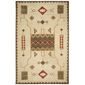 Alora Decor Durango 8' x 11' Southwest/Tribal Gold/Multi Hand-Tufted Area Rug