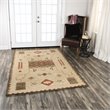 Alora Decor Durango 5' x 8' Southwest/Tribal Gold/Multi Hand-Tufted Area Rug