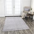 Alora Decor Demure 9' x 12' Solid Gray/Gray Hand-Loomed Area Rug