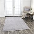 Alora Decor Demure 5' x 8' Solid Gray/Gray Hand-Loomed Area Rug