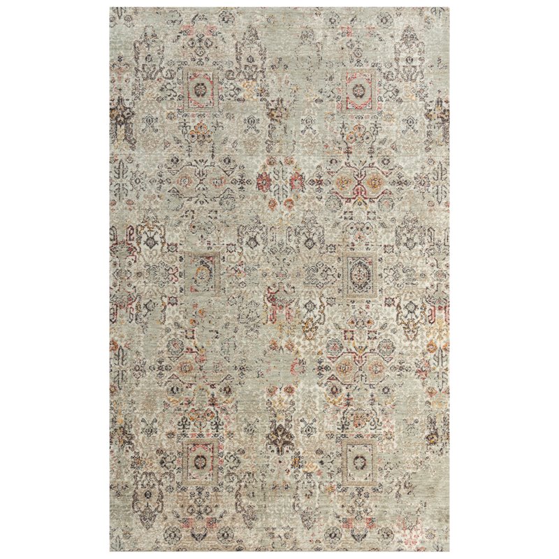 Alora Decor Infinity 8' x 10' Classical Green/Beige/Ivory/Brown Hybrid Area Rug