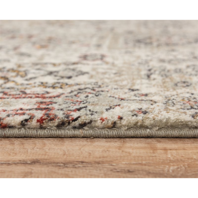 Alora Decor Infinity 5' x 8' Classical Green/Beige/Ivory/Brown Hybrid Area Rug