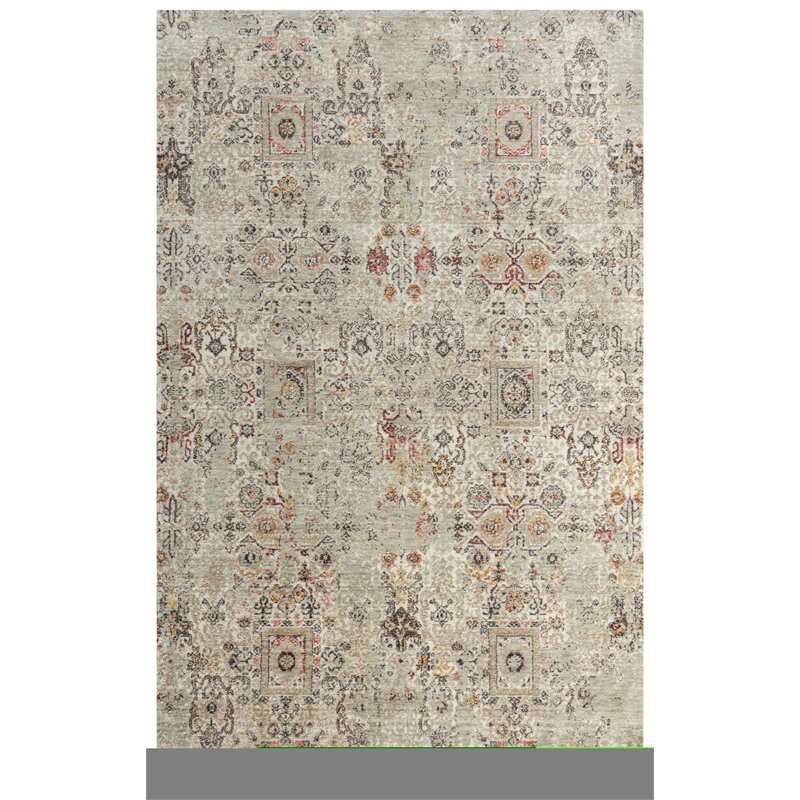 Alora Decor Infinity 5' x 8' Classical Green/Beige/Ivory/Brown Hybrid Area Rug