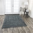 Alora Decor Emerson 5' x 8' Squares Dk. Grey/Gray/Rust/Blue Hand-Tufted Area Rug