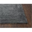 Alora Decor Emerson 5' x 8' Squares Dk. Grey/Gray/Rust/Blue Hand-Tufted Area Rug