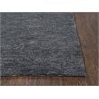 Alora Decor Emerson 5' x 8' Damask Dk. Grey/Gray/Rust/Blue Hand-Tufted Area Rug