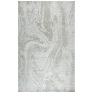 Alora Decor Emerson 8' x 10' Abstract Grey/Gray/Rust/Blue Hand-Tufted Area Rug