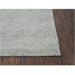 Alora Decor Emerson 8' x 10' Damask Grey/Gray/Rust/Blue Hand-Tufted Area Rug